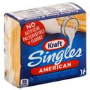 Kraft Singles American Sliced Cheese, 12 Ounce -- 48 per case.