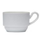 Arcoroc Horizon Extra Strong Porcelain Stackable Coffee Cup, 8 Ounce -- 24 per case.