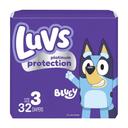 Luvs Platinum Size 3 Diaper - Jumbo Pack, 32 count - 4 per case