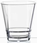 Libbey 92442 Infinium Torque Plastic Double Old Fashioned Glass, 12 Ounce -- 12 per case