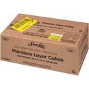 Sara Lee Round Iced German Chocolate Premium Butter Cream Layer Cake, 9 inch -- 4 per case.