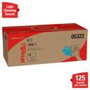 WypAll GeneralClean White L10 Light Cleaning Towel, 125 count -- 18 per case