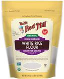 Bobs Red Mill Organic White Rice Flour, 24 Ounce Pouch -- 4 per case