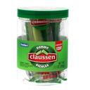 Frankford Claussen Green Apple Flavored Gummy Pickle Spears, 7.1 Ounce -- 6 per case
