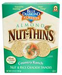 Nut Thins Blue Diamond Country Ranch Cracker, 4.25 Ounce -- 12 per case