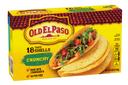 Old El Paso Crunchy Taco Shells, 6.89 Ounce - 18 per pack -- 12 packs per case.