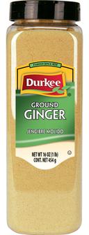 Durkee Ground Ginger - 16 oz. container, 6 per case