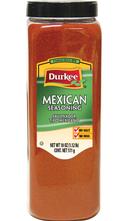 Durkee Salt/MSG Free Mexican Seasoning - 18 oz. conainer, 6 per case