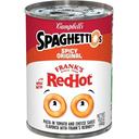 Campbells Spaghettios Spicy Original Pasta with Franks Redhot, 15.8 Ounce -- 12 per case