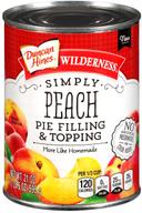 Wilderness Duncan Hines Simply Peach Pie Filling and Topping, 21 Ounce -- 8 per case.