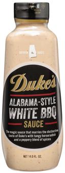 Dukes Alabama Style White BBQ Sauce, 14 Ounce -- 6 per case
