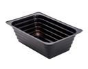 Par Pak Plastic Black Food Tray, 8 Ounce -- 1000 per case.