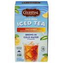 Celestial Seasonings Cold Brew Half and Half Iced Black Tea and Lemonade, 18 tea bags -- 6 per case