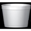 Wincup Vio F12 Hot or Cold White Food Container, 12 Ounce Capacity -- 500 per case.