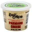 Dell Alpe Grated Parmano Cheese, 6 Ounce -- 12 per case