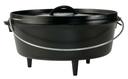 Lodge Preseasoned Camp Dutch Oven, 6 Quart.