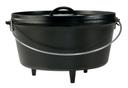 Lodge Preseasoned Deep Camp Dutch Oven, 8 Quart.