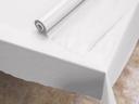 Hoffmaster White Plastic Roll Healthcare Tablecover, 40 inch x 300 feet.