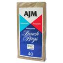 Ajm Paper Lunch Bag, 1 Pound Capacity - 1200 per case