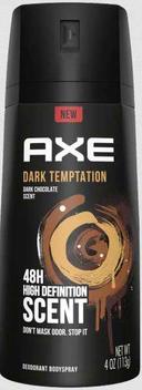 Axe Dark Temptation Deodorant Body Spray, 4 Ounce -- 12 per case