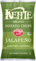 Kettle Foods Jalapeno Potato Chips, 13 Ounce -- 9 per case.