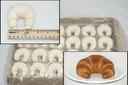 General Mills Pillsbury Butter Curved Croissant, 3.25 Ounce -- 120 per case.
