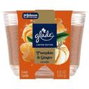 Glade Pumpkin and Ginger Warm Apple and Spice Embers and Sandalwood Candle, 30 count
