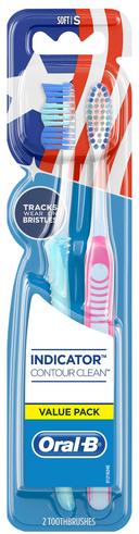 Oral B Manual Indicator Toothbrush, 2 count per pack -- 72 per case.