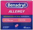 Benadryl Ultratab Allergy Tablets, 48 per unit -- 24 per case