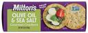 Miltons Olive Oil and Sea Salt Cracker, 6.8 Ounce -- 8 per case