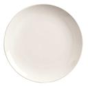World Tableware Porcelana Bright White Coupe Round Plate, 9.5 inch -- 24 per case.