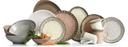 World Tableware Dulcet Line Above Dot Gray Mug -- 12 per case.