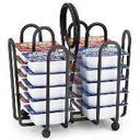 Tablecraft Heavyweight Black Powder Coated Metal Jelly Packet Rack -- 12 per case