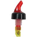 Tablecraft Plastic Proper Pour III with Black Collar, 1 1/2 Ounce -- 12 per case