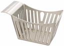 Tablecraft Stainless Steel Side Baskets with Stamped Pinstripes -- 6 per case