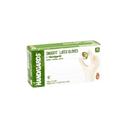 Handgards Medium Standarad Ivory Latex Disposable Glove -- 10 per case.