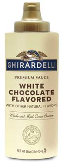 Ghirardelli White Chocolate Sauce, 16 Ounce -- 12 per case