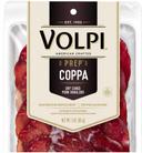 Volpi Sliced Coppa Dry Cured Pork Shoulder, 3 Ounce -- 12 per case.