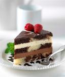 The Original Cakerie Super Size Tuxedo Truffle Mousse Dessert Cake -- 2 per case.