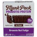 Munk Pack Brownie Nut Fudge Probiotic Protein Bar, 8.04 Ounce -- 6 per case