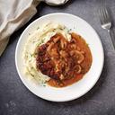 By Chef Ramsay Salisbury Steak with Mashed Potatoes, 9.81 Ounce -- 8 per case