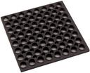 Winco Straight Edges Anti Fatigue Black Rubber Floor Mat, 3 x 5 feet