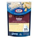 Kraft Finely Shredded Italian Five Cheese, 8 Ounce -- 12 per case