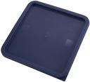 Winco Polyethylene Blue Cover for Square Storage Container -- 6 per case
