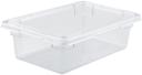 Winco Polycarbonate Clear Half Size Food Storage Box, 12 x 18 x 6 inch -- 6 per case