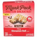 Munk Pack Chewy Cinnamon Roll Probiotic Protein Breakfast Bar, 7.76 Ounce -- 6 per case