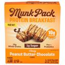 Munk Pack Chewy Peanut Butter Chocolate Probiotic Protein Breakfast Bar, 7.76 Ounce -- 6 per case