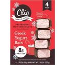 Clio Peppermint Hot Chocolate Covered Greek Yogurt Bar, 7.05 Ounce - 6 per case