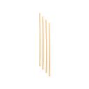 StrawFish Natural Cocktail Unwrapped Biodegradable Stirrer, 4.75 inch 3mm -- 5000 per case