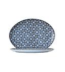 Luminarc Candour Azure Oval Platter, 10.375 inch -- 12 per case.